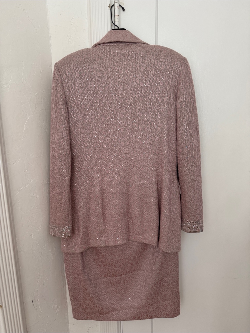 St.John - Couture by Marie Gray blush pink suit - Picture 3 of 14